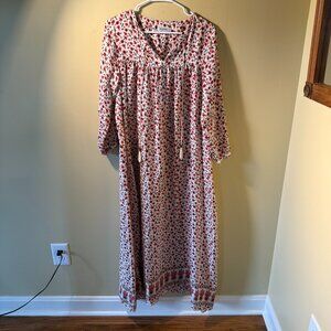 Annie Bing Floral Print Long dress